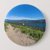 丸いボタン、巨大、4インチ 缶バッジ (正面)