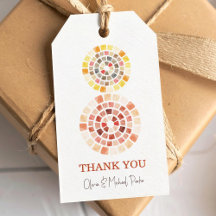 丸いモザイクの感謝