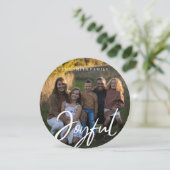 丸いモダン楽しい休日 シーズンカード (スタンド正面)