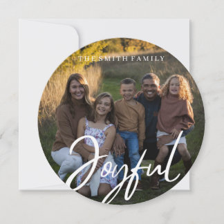 丸いモダン楽しい休日 シーズンカード