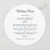 丸いモノグラ結婚ムのメニューテンプレート 招待状 (正面)