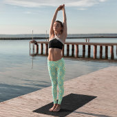 丸いレトロ カプリレギンス