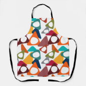 丸い三角形 エプロン (正面)