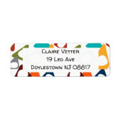 丸い三角形 ラベル (正面)