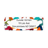 丸い三角形 ラベル (正面)