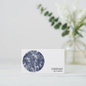 丸い写真 – 青い秋 名刺 (スタンド正面)