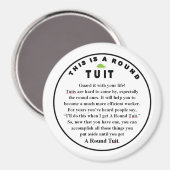 丸い凝結棒 マグネット (正面/裏面)