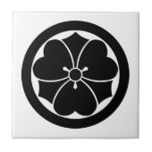 丸い剣を持つ木製下垂木 タイル (正面)