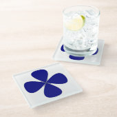 丸い十字形 ガラスコースター (アングル)