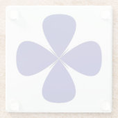 丸い十字形 ガラスコースター (裏面)