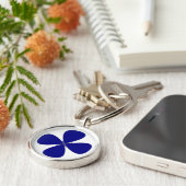 丸い十字形 キーホルダー (側面)