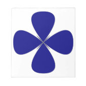 丸い十字形 ノートパッド (正面)