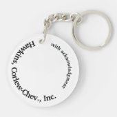 丸い塊茎 キーホルダー (裏面)