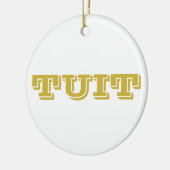 丸い塊茎 セラミックオーナメント (左)