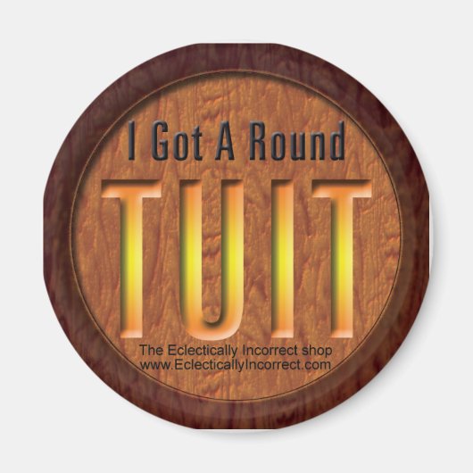 丸い塊茎 マグネット (正面)