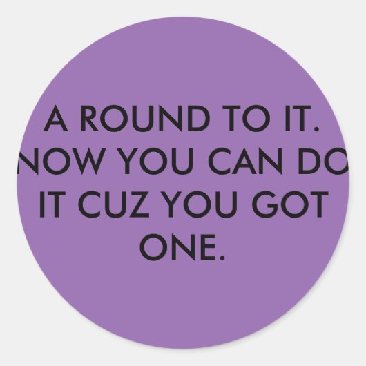 丸い塊茎 ラウンドシール (正面)