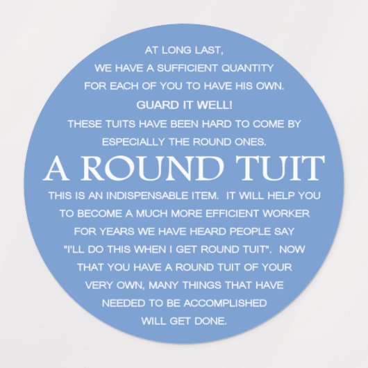 丸い塊茎 ラベル (デザイン1)