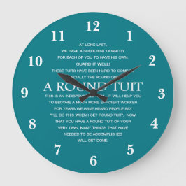 丸い塊茎 ラージ壁時計