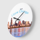 丸い大壁時計用のUSAイメージ ラージ壁時計 (傾斜)