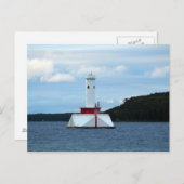 丸い島の通過灯 ポストカード (正面/裏面)