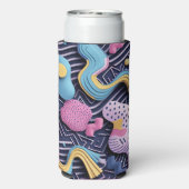 丸い形状のパステルライン スリム缶クーラー (Seltzer裏面)