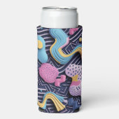 丸い形状のパステルライン スリム缶クーラー (Seltzer正面)