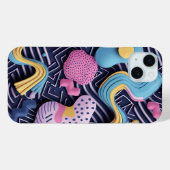 丸い形状のパステルライン Case-Mate iPhoneケース (裏面 (横))