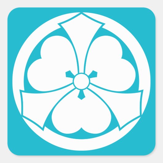丸い抜け刀を持つ木製のソレル スクエアシール (正面)