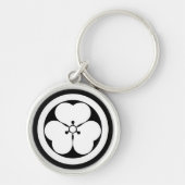 丸い木酢液 キーホルダー (正面)