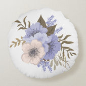 丸い枕春の花 ラウンドクッション (裏面)