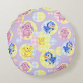 丸い枕玩具動物 ラウンドクッション (裏面)