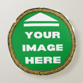 丸い枕 – -パーソナライズされたイメージの追加/文字 ラウンドクッション