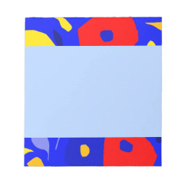 丸い植物形 ノートパッド