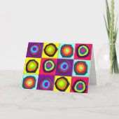 丸い模様 サンキューカード (正面)