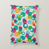 丸い泡の子パターン アクセントクッション (裏面(縦))