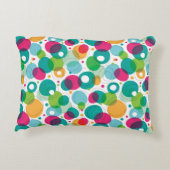 丸い泡の子パターン アクセントクッション (裏面)