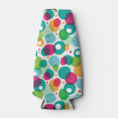 丸い泡の子パターン ボトルクーラー (正面)