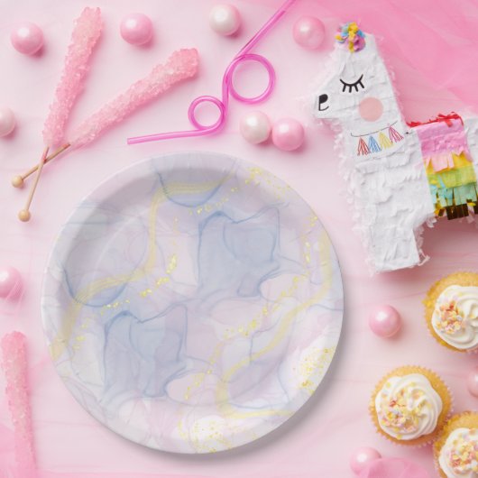 丸い紙皿でテーブルセッティングをワンランクアップ ペーパープレート (パーティー)