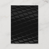 丸い縦型グレーパターングリーン名刺 名刺 (裏面)