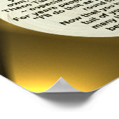 丸い縫い合わせ～プリント ポスター (角)