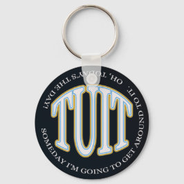 丸い縫合 キーホルダー