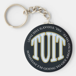 丸い縫合 キーホルダー