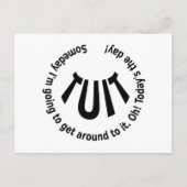 丸い縫合 ポストカード (正面)