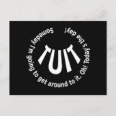 丸い縫合 ポストカード (正面)