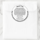 丸い縫合 ラウンドシール (バッグ)