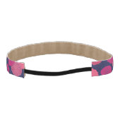 丸い花模様 アスレチックヘッドバンド (裏面)