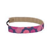 丸い花模様 アスレチックヘッドバンド (左)