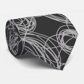 丸い落書き ネクタイ (ロール)