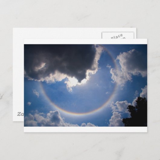 丸い虹 ポストカード (正面/裏面)