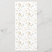 丸い豊富な乾燥ヤナギのパンパ結婚ス メニュー (裏面)